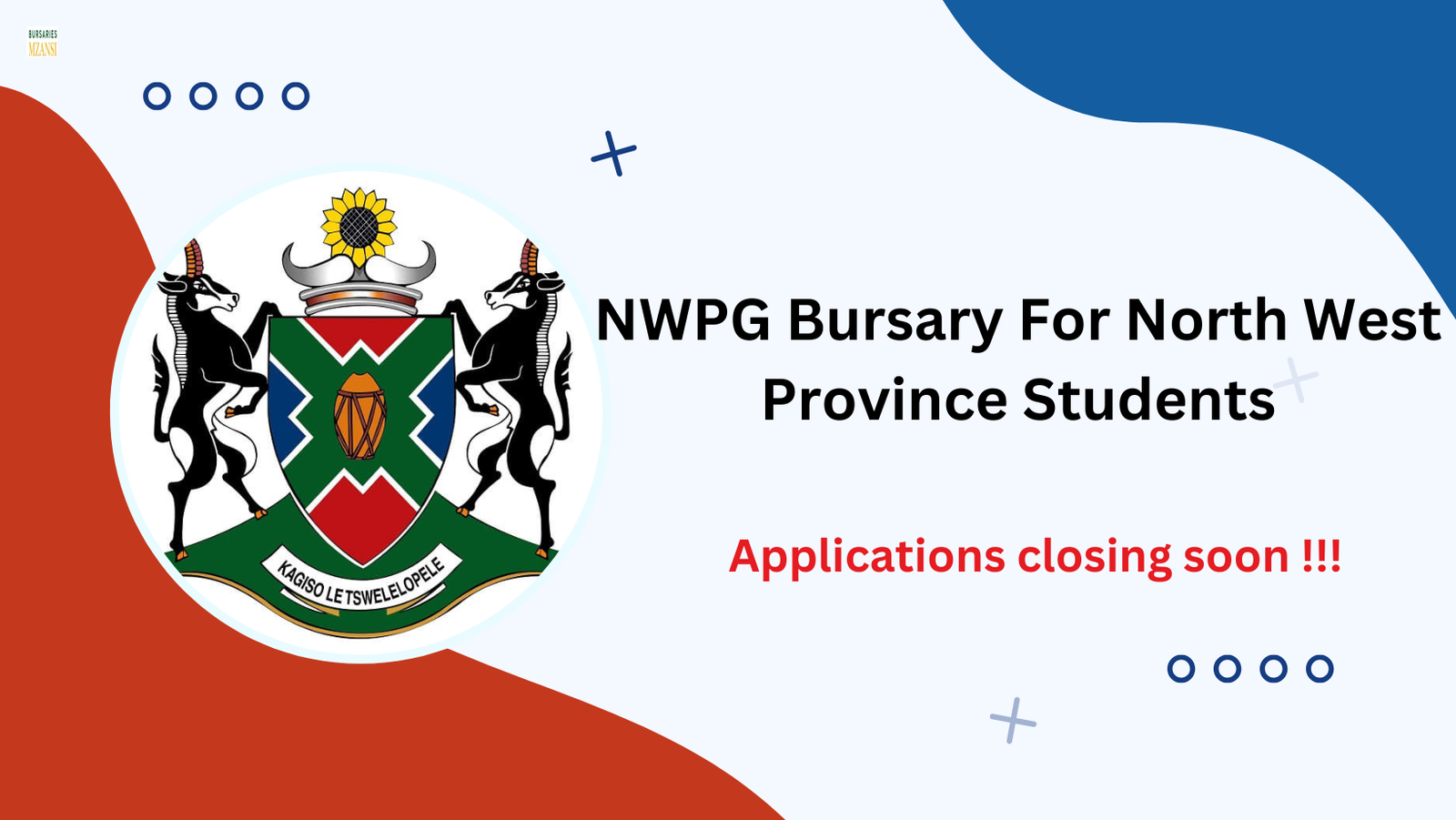 NWPG Bursary For North West Province Students