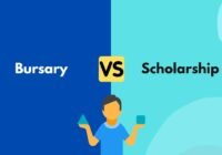 bursary vs scholarship